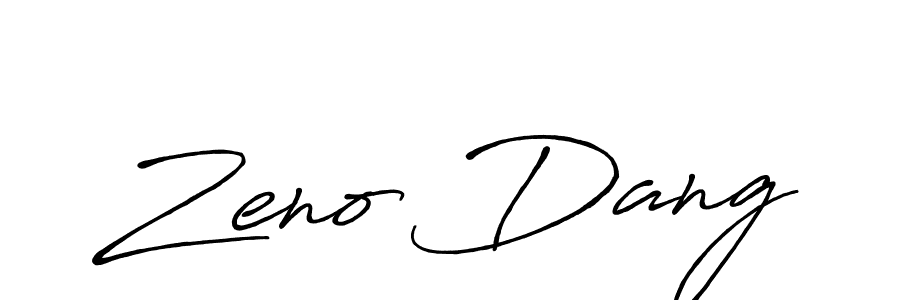 Make a beautiful signature design for name Zeno Dang. Use this online signature maker to create a handwritten signature for free. Zeno Dang signature style 7 images and pictures png