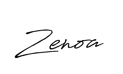 Create a beautiful signature design for name Zenoa. With this signature (Antro_Vectra_Bolder) fonts, you can make a handwritten signature for free. Zenoa signature style 7 images and pictures png