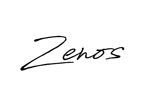 Make a beautiful signature design for name Zenos. With this signature (Antro_Vectra_Bolder) style, you can create a handwritten signature for free. Zenos signature style 7 images and pictures png