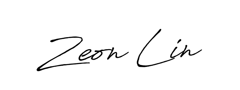 Make a beautiful signature design for name Zeon Lin. Use this online signature maker to create a handwritten signature for free. Zeon Lin signature style 7 images and pictures png