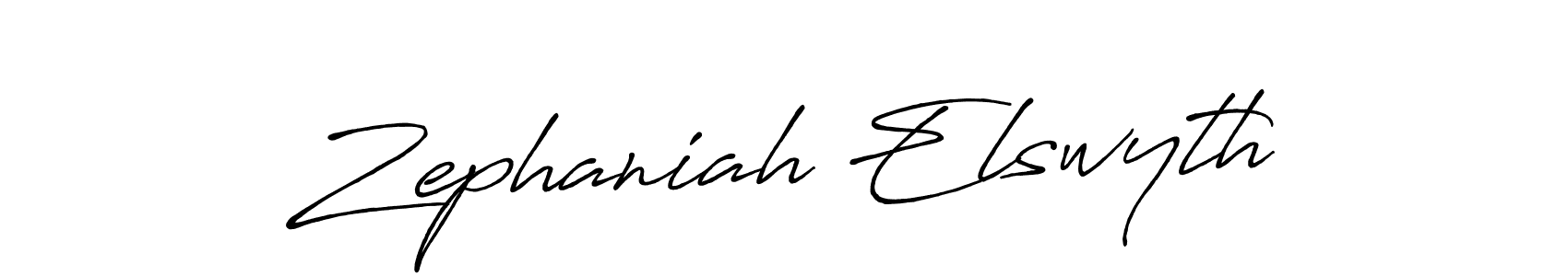 Best and Professional Signature Style for Zephaniah Elswyth. Antro_Vectra_Bolder Best Signature Style Collection. Zephaniah Elswyth signature style 7 images and pictures png