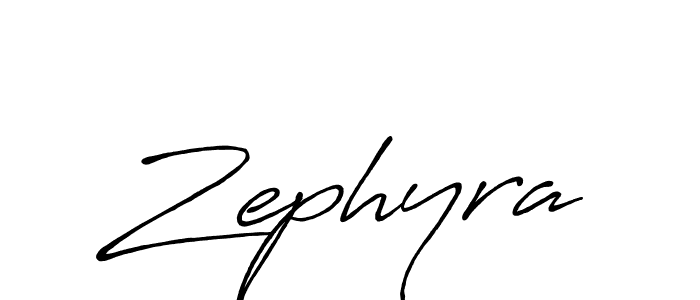 Make a beautiful signature design for name Zephyra. With this signature (Antro_Vectra_Bolder) style, you can create a handwritten signature for free. Zephyra signature style 7 images and pictures png