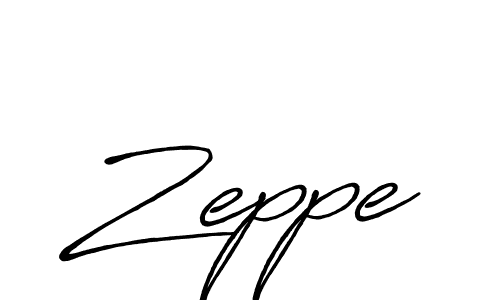 Design your own signature with our free online signature maker. With this signature software, you can create a handwritten (Antro_Vectra_Bolder) signature for name Zeppe. Zeppe signature style 7 images and pictures png