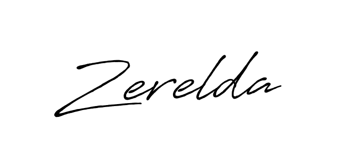 The best way (Antro_Vectra_Bolder) to make a short signature is to pick only two or three words in your name. The name Zerelda include a total of six letters. For converting this name. Zerelda signature style 7 images and pictures png