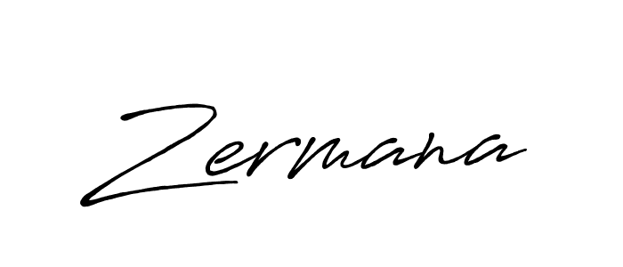 It looks lik you need a new signature style for name Zermana. Design unique handwritten (Antro_Vectra_Bolder) signature with our free signature maker in just a few clicks. Zermana signature style 7 images and pictures png