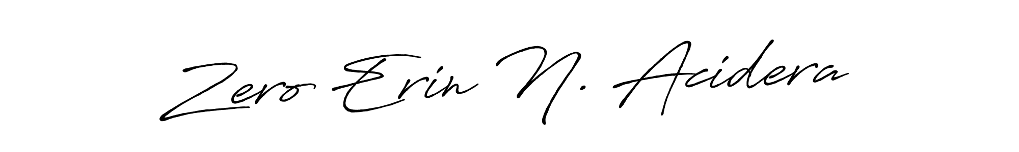 How to make Zero Erin N. Acidera signature? Antro_Vectra_Bolder is a professional autograph style. Create handwritten signature for Zero Erin N. Acidera name. Zero Erin N. Acidera signature style 7 images and pictures png