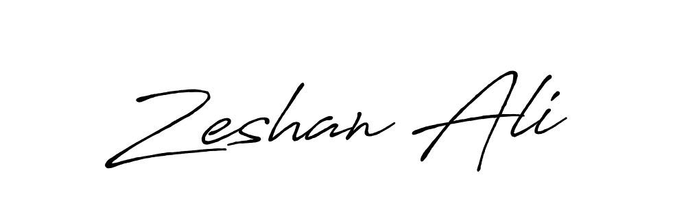 Also You can easily find your signature by using the search form. We will create Zeshan Ali name handwritten signature images for you free of cost using Antro_Vectra_Bolder sign style. Zeshan Ali signature style 7 images and pictures png