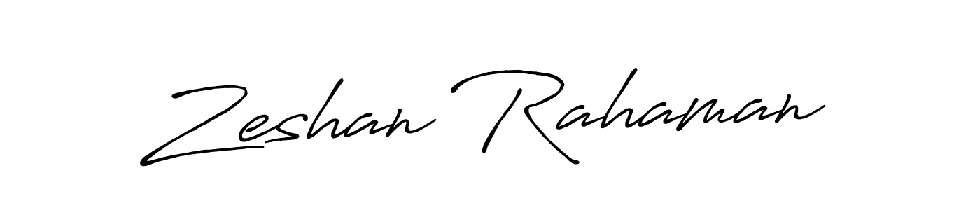 The best way (Antro_Vectra_Bolder) to make a short signature is to pick only two or three words in your name. The name Zeshan Rahaman include a total of six letters. For converting this name. Zeshan Rahaman signature style 7 images and pictures png