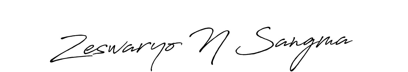 Here are the top 10 professional signature styles for the name Zeswaryo N Sangma. These are the best autograph styles you can use for your name. Zeswaryo N Sangma signature style 7 images and pictures png