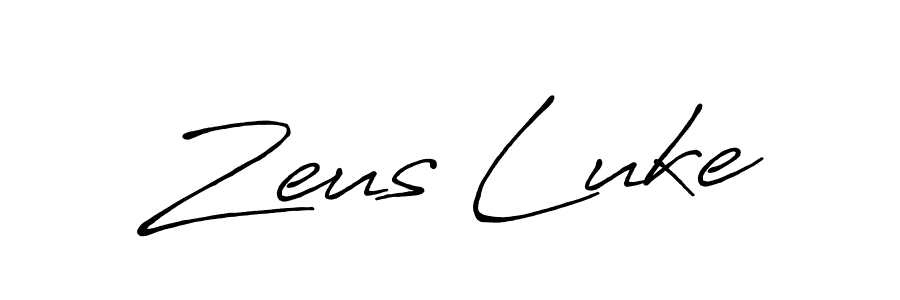 It looks lik you need a new signature style for name Zeus Luke. Design unique handwritten (Antro_Vectra_Bolder) signature with our free signature maker in just a few clicks. Zeus Luke signature style 7 images and pictures png