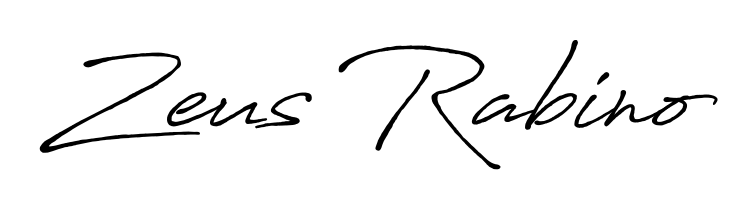 Here are the top professional signature styles for the name Zeus Rabino. These are the best autograph styles you can use for your name. Zeus Rabino signature style 7 images and pictures png
