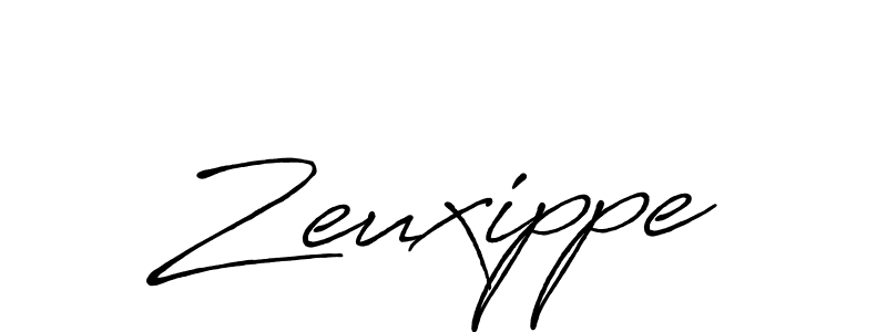 Use a signature maker to create a handwritten signature online. With this signature software, you can design (Antro_Vectra_Bolder) your own signature for name Zeuxippe. Zeuxippe signature style 7 images and pictures png