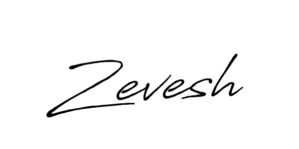 Design your own signature with our free online signature maker. With this signature software, you can create a handwritten (Antro_Vectra_Bolder) signature for name Zevesh. Zevesh signature style 7 images and pictures png