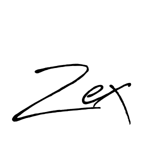 How to Draw Zex signature style? Antro_Vectra_Bolder is a latest design signature styles for name Zex. Zex signature style 7 images and pictures png