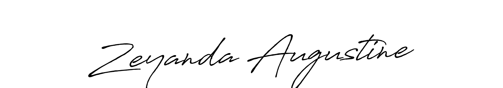 Antro_Vectra_Bolder is a professional signature style that is perfect for those who want to add a touch of class to their signature. It is also a great choice for those who want to make their signature more unique. Get Zeyanda Augustine name to fancy signature for free. Zeyanda Augustine signature style 7 images and pictures png