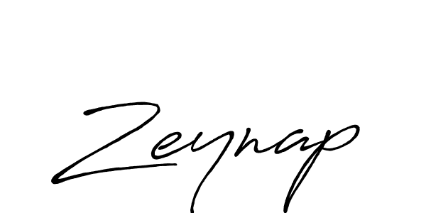 How to make Zeynap name signature. Use Antro_Vectra_Bolder style for creating short signs online. This is the latest handwritten sign. Zeynap signature style 7 images and pictures png