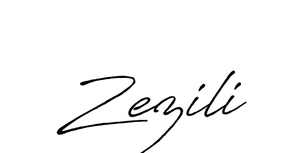 Use a signature maker to create a handwritten signature online. With this signature software, you can design (Antro_Vectra_Bolder) your own signature for name Zezili. Zezili signature style 7 images and pictures png