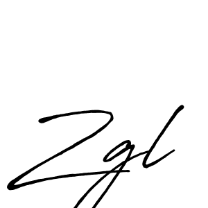 Design your own signature with our free online signature maker. With this signature software, you can create a handwritten (Antro_Vectra_Bolder) signature for name Zgl. Zgl signature style 7 images and pictures png