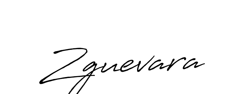 Zguevara stylish signature style. Best Handwritten Sign (Antro_Vectra_Bolder) for my name. Handwritten Signature Collection Ideas for my name Zguevara. Zguevara signature style 7 images and pictures png