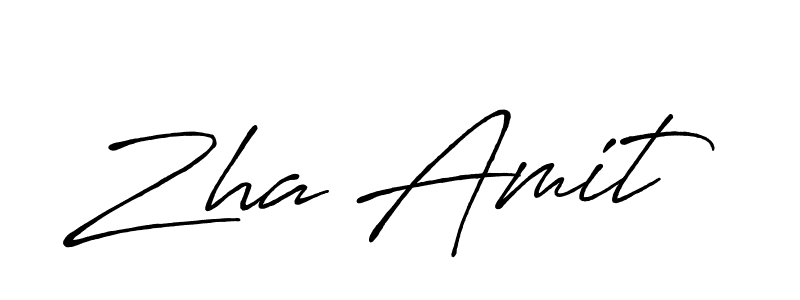 It looks lik you need a new signature style for name Zha Amit. Design unique handwritten (Antro_Vectra_Bolder) signature with our free signature maker in just a few clicks. Zha Amit signature style 7 images and pictures png