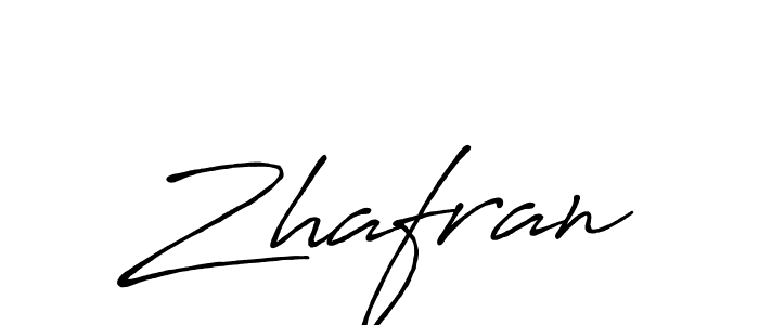 Design your own signature with our free online signature maker. With this signature software, you can create a handwritten (Antro_Vectra_Bolder) signature for name Zhafran. Zhafran signature style 7 images and pictures png