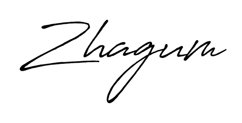Also we have Zhagum name is the best signature style. Create professional handwritten signature collection using Antro_Vectra_Bolder autograph style. Zhagum signature style 7 images and pictures png