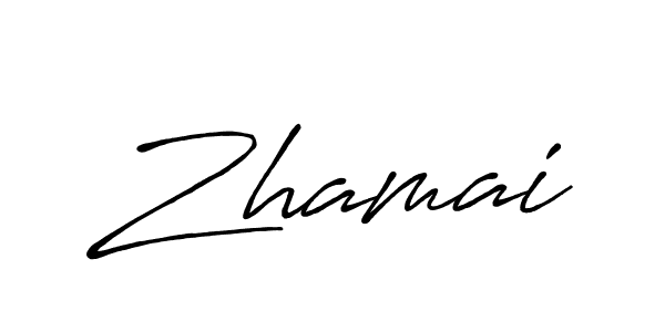 Also You can easily find your signature by using the search form. We will create Zhamai name handwritten signature images for you free of cost using Antro_Vectra_Bolder sign style. Zhamai signature style 7 images and pictures png