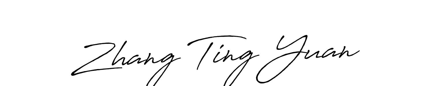 Use a signature maker to create a handwritten signature online. With this signature software, you can design (Antro_Vectra_Bolder) your own signature for name Zhang Ting Yuan. Zhang Ting Yuan signature style 7 images and pictures png