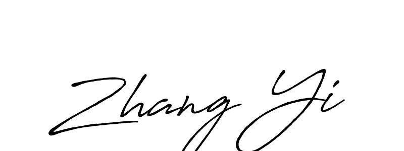 Make a beautiful signature design for name Zhang Yi. Use this online signature maker to create a handwritten signature for free. Zhang Yi signature style 7 images and pictures png