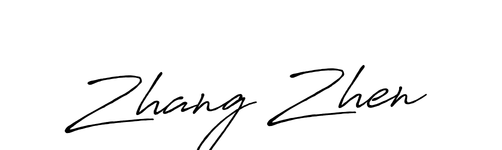 How to Draw Zhang Zhen signature style? Antro_Vectra_Bolder is a latest design signature styles for name Zhang Zhen. Zhang Zhen signature style 7 images and pictures png