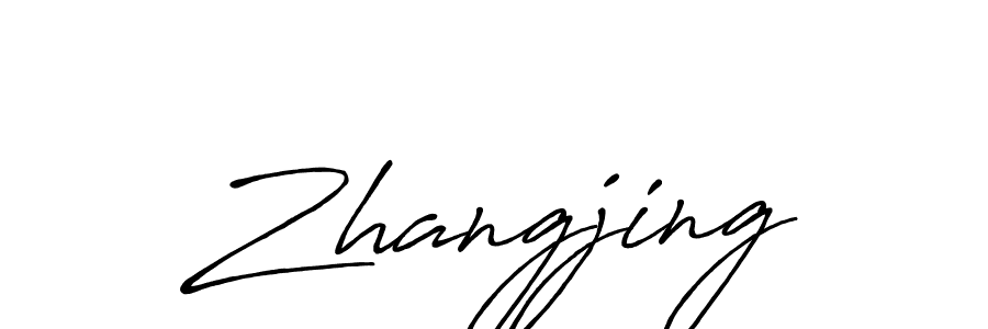 The best way (Antro_Vectra_Bolder) to make a short signature is to pick only two or three words in your name. The name Zhangjing include a total of six letters. For converting this name. Zhangjing signature style 7 images and pictures png