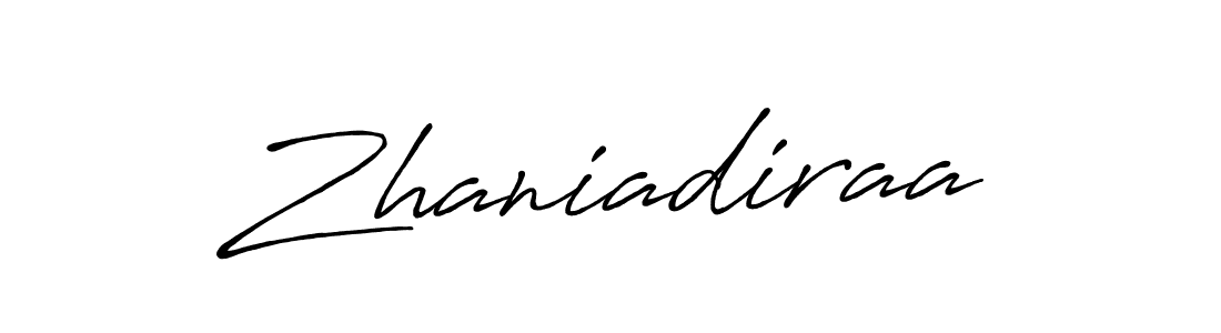 How to Draw Zhaniadiraa signature style? Antro_Vectra_Bolder is a latest design signature styles for name Zhaniadiraa. Zhaniadiraa signature style 7 images and pictures png