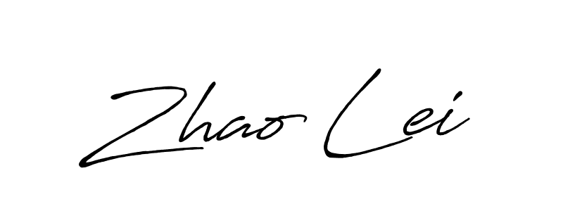 Also You can easily find your signature by using the search form. We will create Zhao Lei name handwritten signature images for you free of cost using Antro_Vectra_Bolder sign style. Zhao Lei signature style 7 images and pictures png
