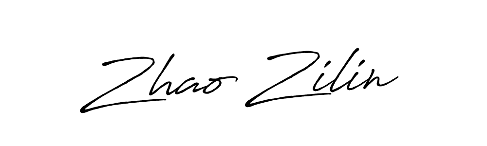 The best way (Antro_Vectra_Bolder) to make a short signature is to pick only two or three words in your name. The name Zhao Zilin include a total of six letters. For converting this name. Zhao Zilin signature style 7 images and pictures png
