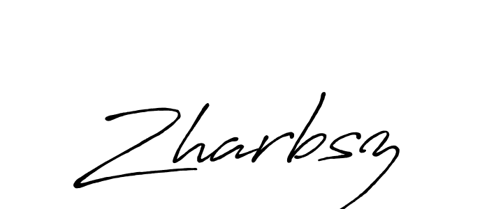 How to Draw Zharbsz signature style? Antro_Vectra_Bolder is a latest design signature styles for name Zharbsz. Zharbsz signature style 7 images and pictures png