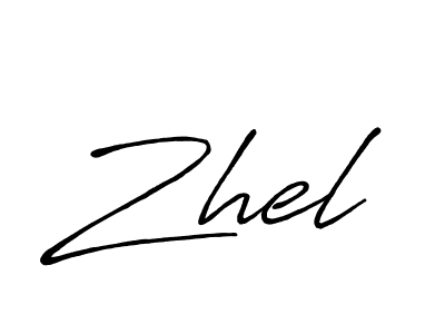 Antro_Vectra_Bolder is a professional signature style that is perfect for those who want to add a touch of class to their signature. It is also a great choice for those who want to make their signature more unique. Get Zhel name to fancy signature for free. Zhel signature style 7 images and pictures png