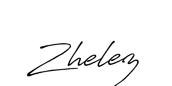 Antro_Vectra_Bolder is a professional signature style that is perfect for those who want to add a touch of class to their signature. It is also a great choice for those who want to make their signature more unique. Get Zhelez name to fancy signature for free. Zhelez signature style 7 images and pictures png