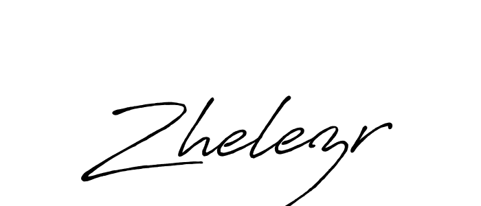 It looks lik you need a new signature style for name Zhelezr. Design unique handwritten (Antro_Vectra_Bolder) signature with our free signature maker in just a few clicks. Zhelezr signature style 7 images and pictures png