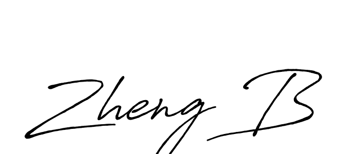 Make a beautiful signature design for name Zheng B. Use this online signature maker to create a handwritten signature for free. Zheng B signature style 7 images and pictures png