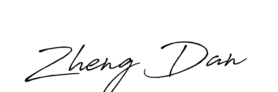 You should practise on your own different ways (Antro_Vectra_Bolder) to write your name (Zheng Dan) in signature. don't let someone else do it for you. Zheng Dan signature style 7 images and pictures png