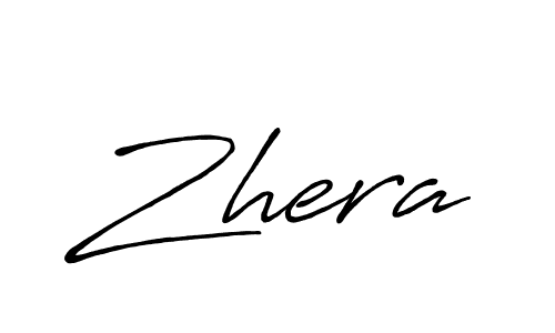 if you are searching for the best signature style for your name Zhera. so please give up your signature search. here we have designed multiple signature styles  using Antro_Vectra_Bolder. Zhera signature style 7 images and pictures png