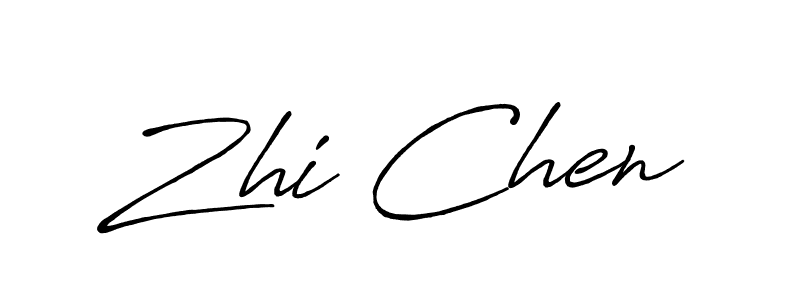 The best way (Antro_Vectra_Bolder) to make a short signature is to pick only two or three words in your name. The name Zhi Chen include a total of six letters. For converting this name. Zhi Chen signature style 7 images and pictures png