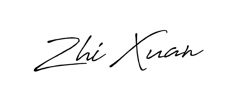 How to make Zhi Xuan name signature. Use Antro_Vectra_Bolder style for creating short signs online. This is the latest handwritten sign. Zhi Xuan signature style 7 images and pictures png