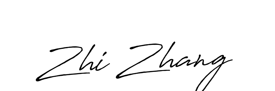 Also we have Zhi Zhang name is the best signature style. Create professional handwritten signature collection using Antro_Vectra_Bolder autograph style. Zhi Zhang signature style 7 images and pictures png