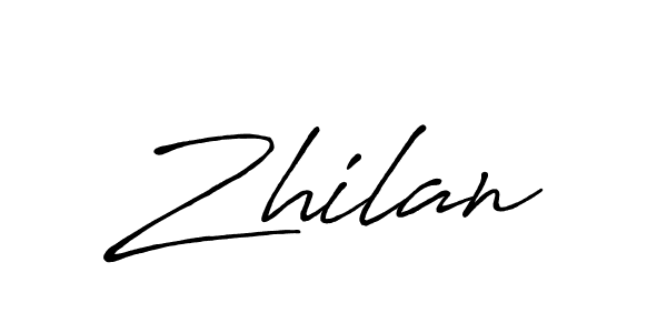 Create a beautiful signature design for name Zhilan. With this signature (Antro_Vectra_Bolder) fonts, you can make a handwritten signature for free. Zhilan signature style 7 images and pictures png