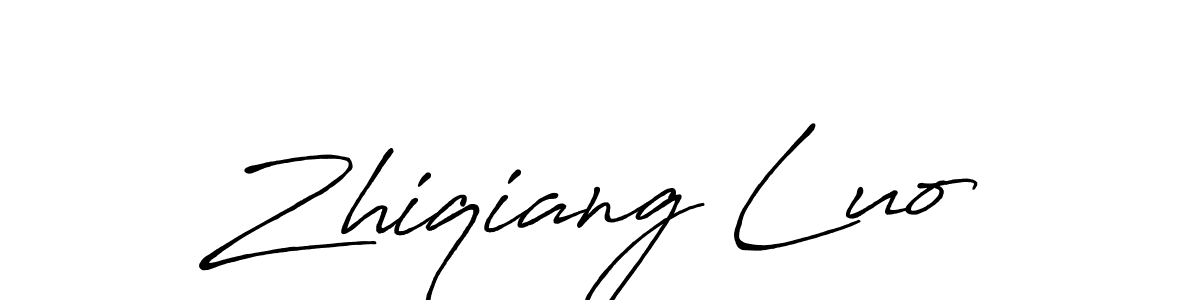 This is the best signature style for the Zhiqiang Luo name. Also you like these signature font (Antro_Vectra_Bolder). Mix name signature. Zhiqiang Luo signature style 7 images and pictures png