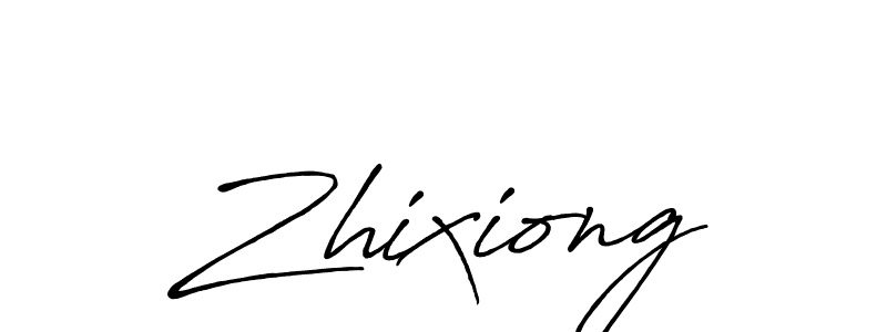 Once you've used our free online signature maker to create your best signature Antro_Vectra_Bolder style, it's time to enjoy all of the benefits that Zhixiong name signing documents. Zhixiong signature style 7 images and pictures png