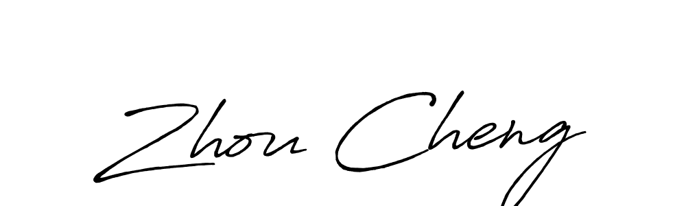 Similarly Antro_Vectra_Bolder is the best handwritten signature design. Signature creator online .You can use it as an online autograph creator for name Zhou Cheng. Zhou Cheng signature style 7 images and pictures png