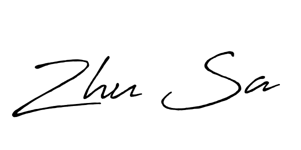 Also You can easily find your signature by using the search form. We will create Zhu Sa name handwritten signature images for you free of cost using Antro_Vectra_Bolder sign style. Zhu Sa signature style 7 images and pictures png