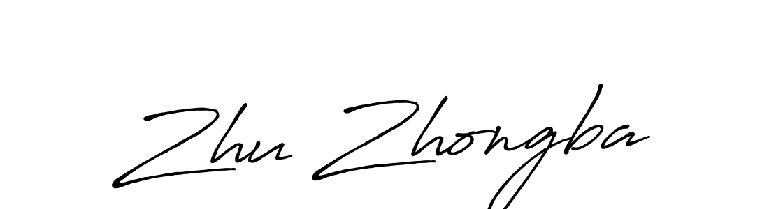 Best and Professional Signature Style for Zhu Zhongba. Antro_Vectra_Bolder Best Signature Style Collection. Zhu Zhongba signature style 7 images and pictures png